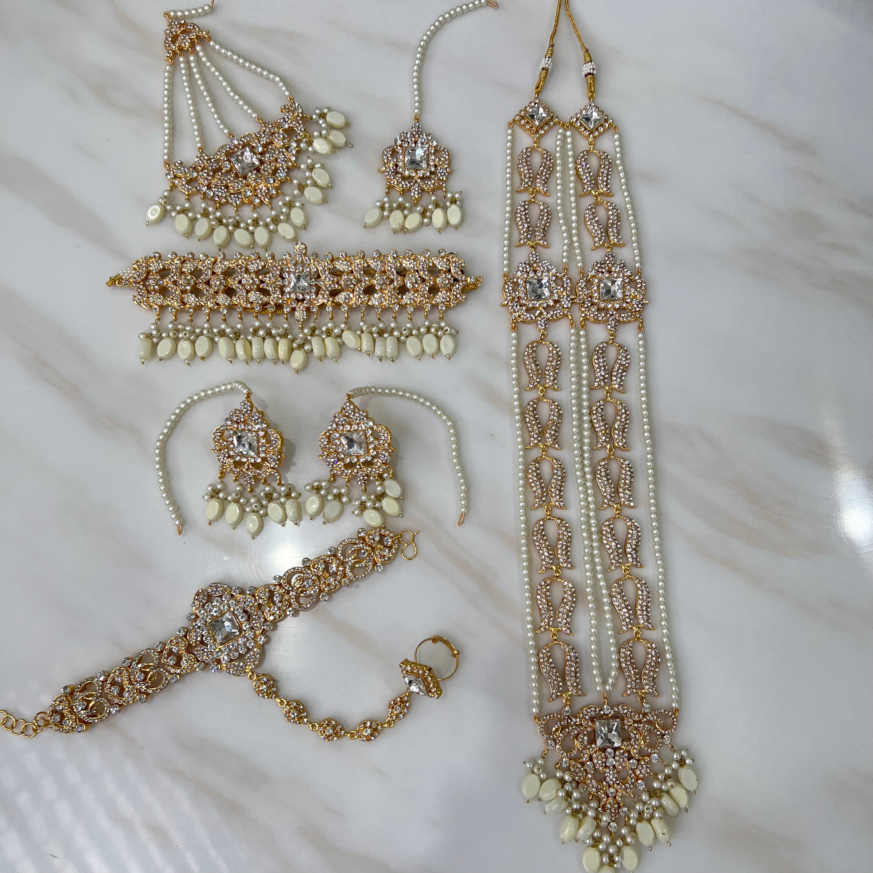 Sofeen Full Bridal Set White Gold