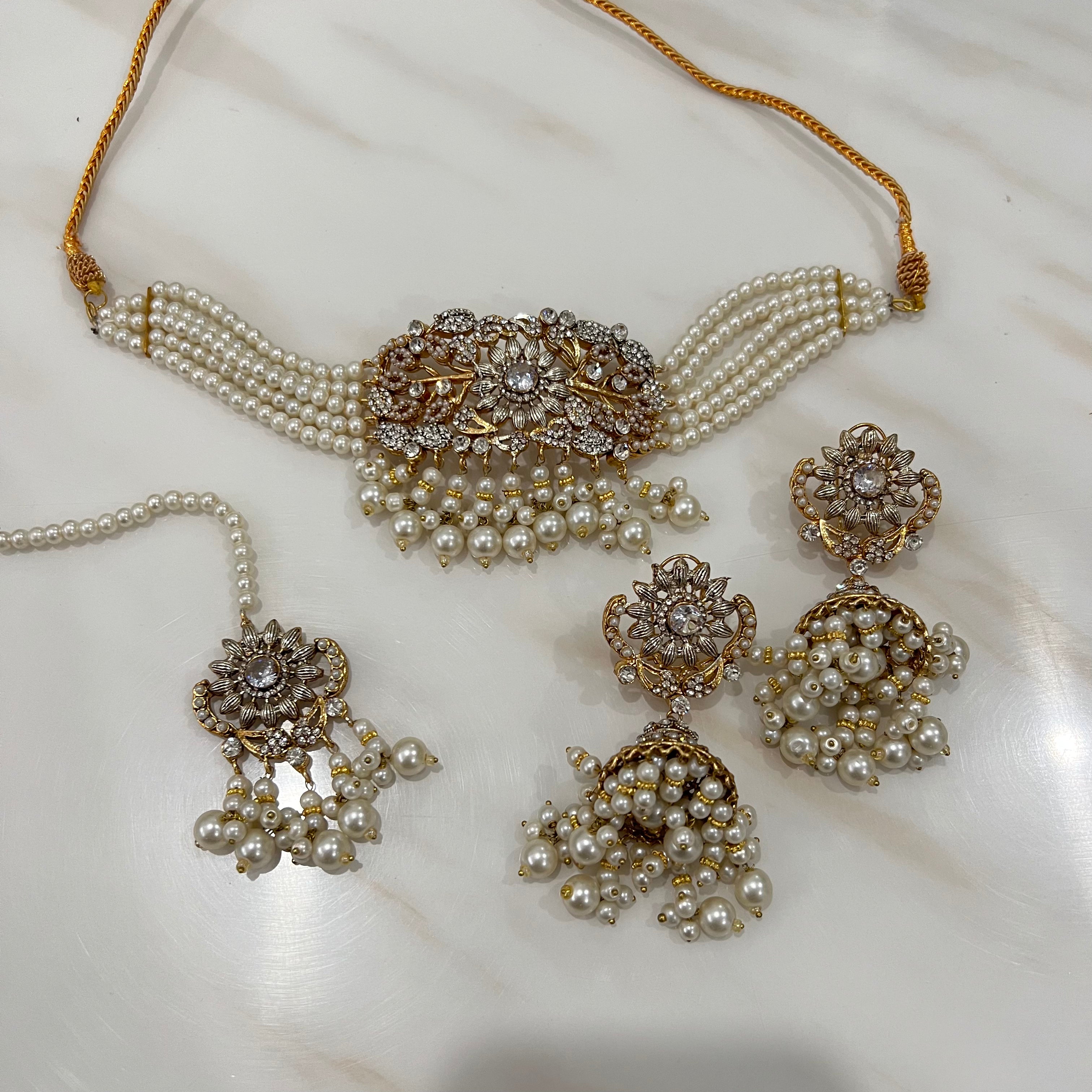 Anna Choker Set Gold