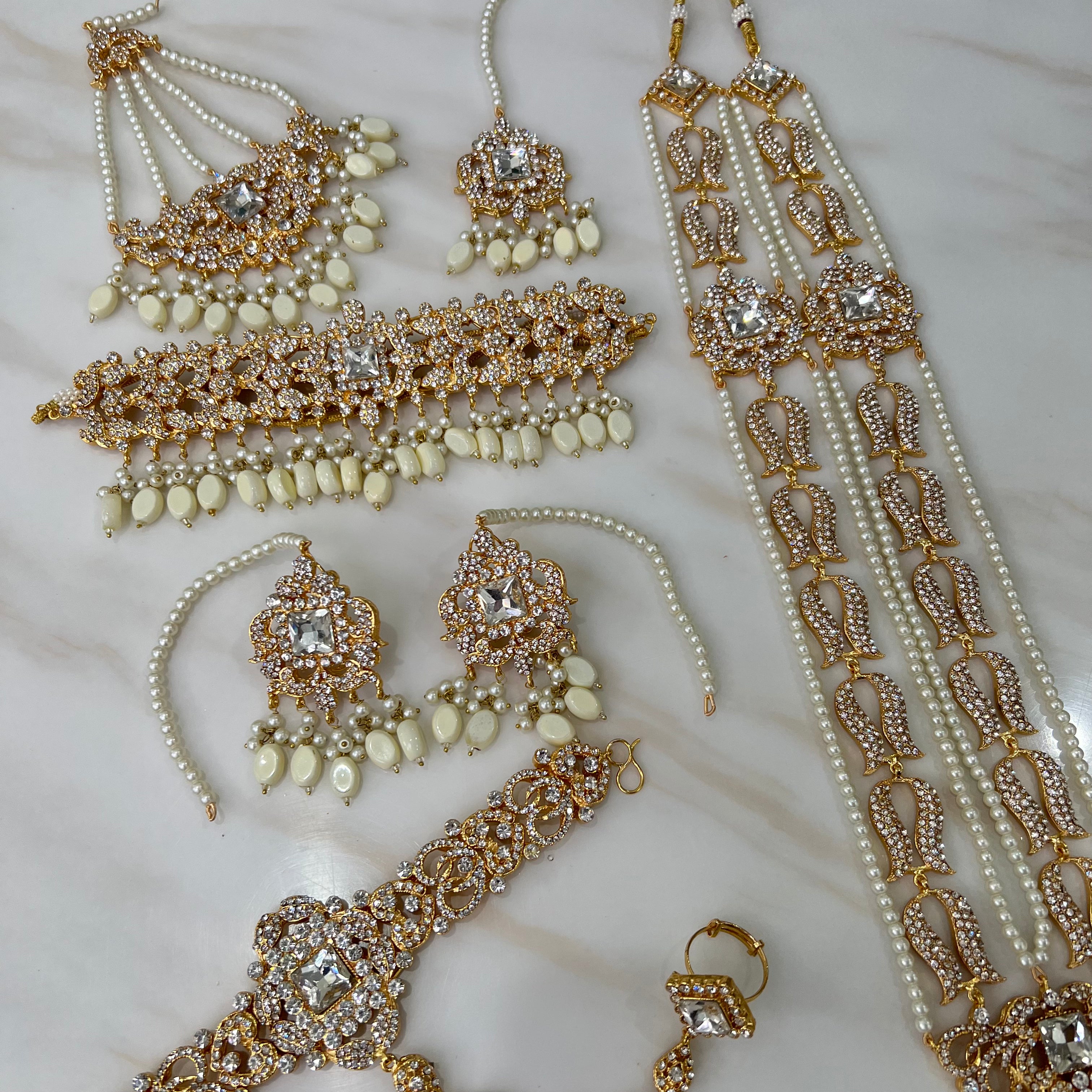 Sofeen Full Bridal Set White Gold