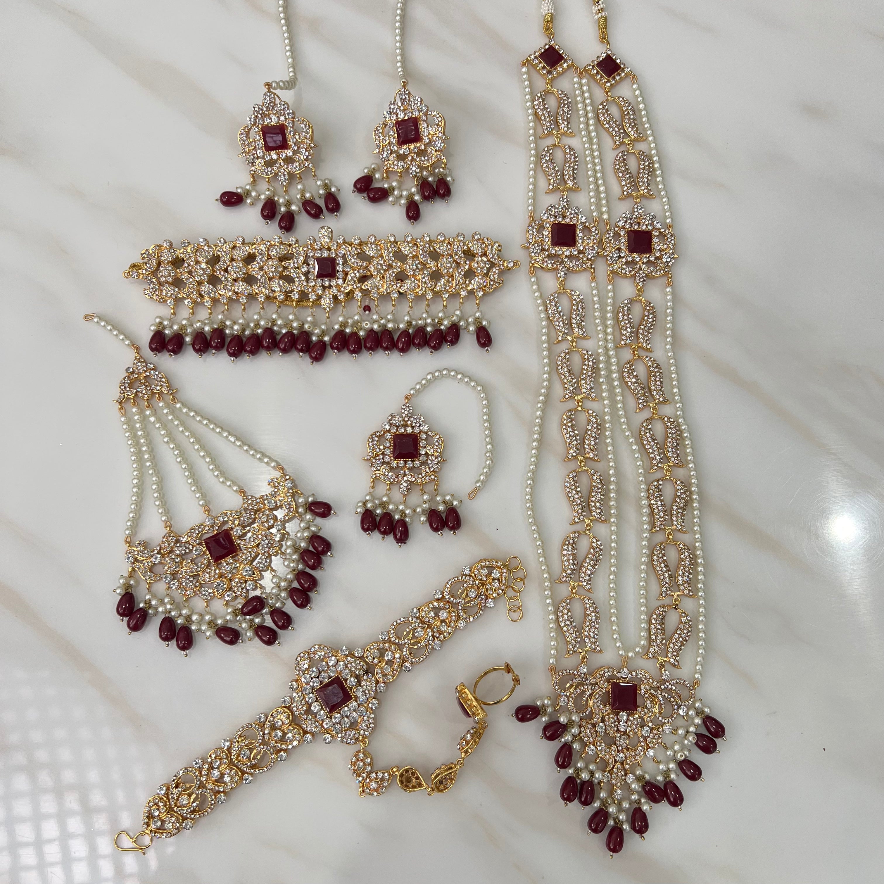 Sofeen Full Bridal Set Red