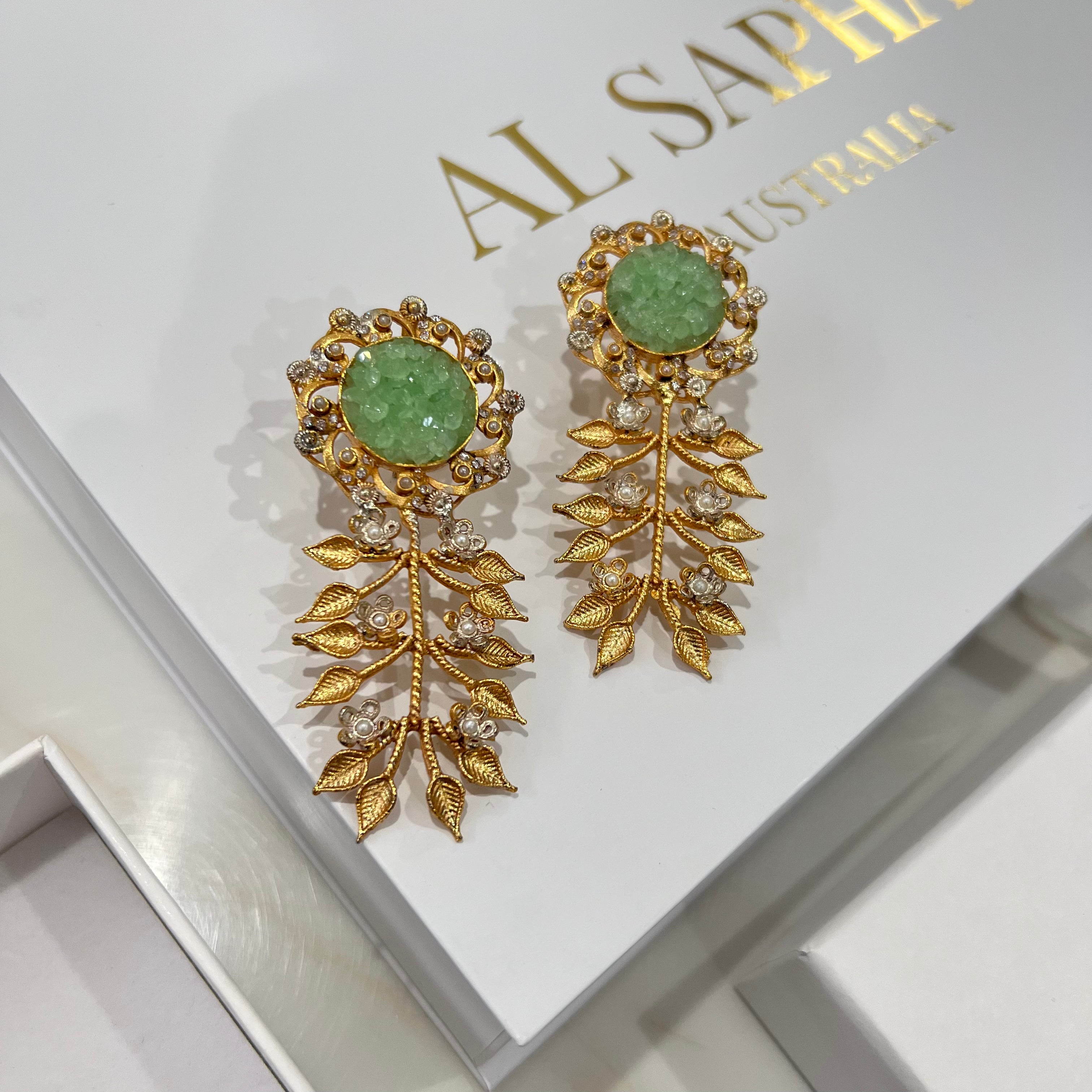 Marah Earrings Mint Green