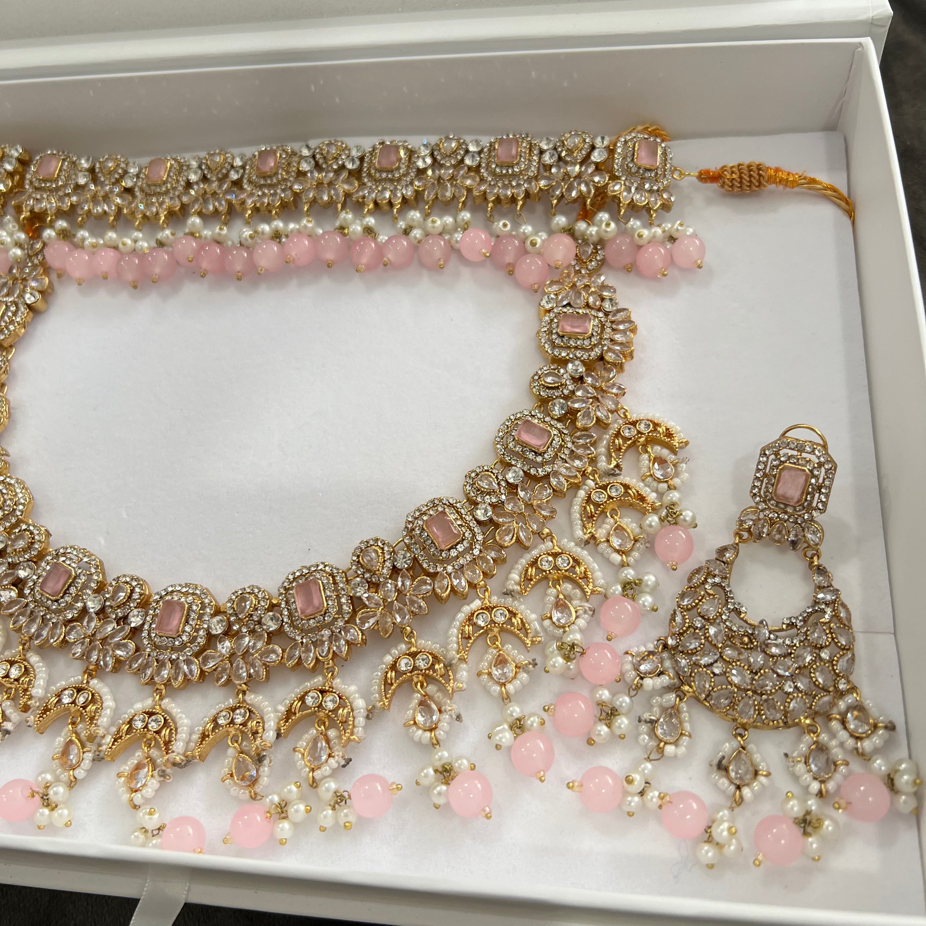 Enas Bridal Set Pink