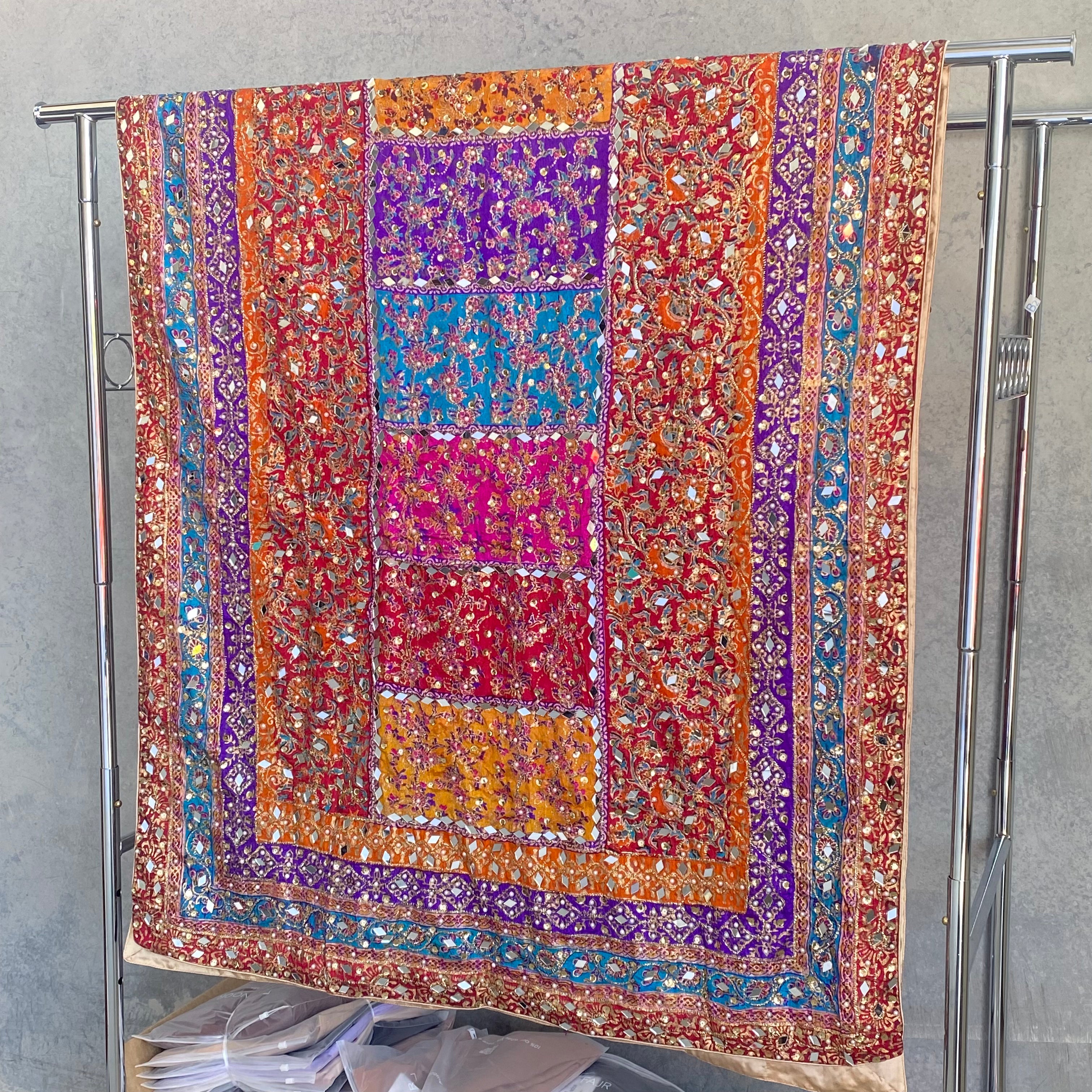 Mehak Multicoloured Silk Dupatta