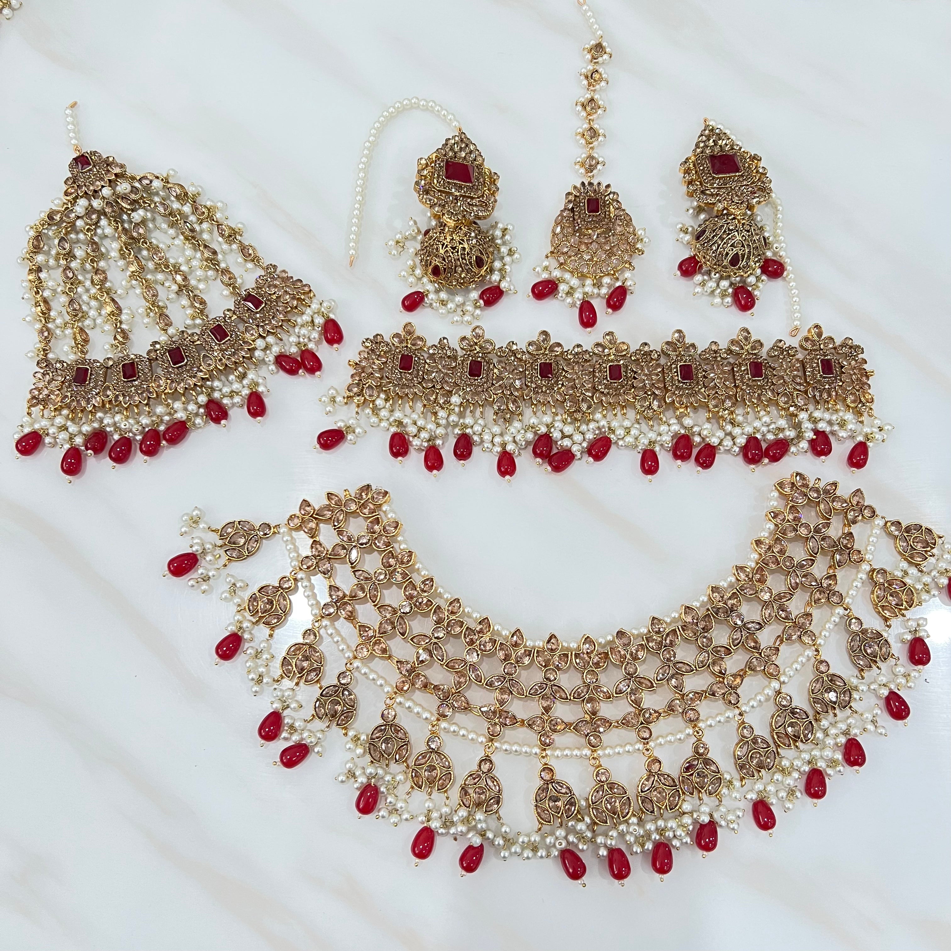 Afsana Bridal Set Red