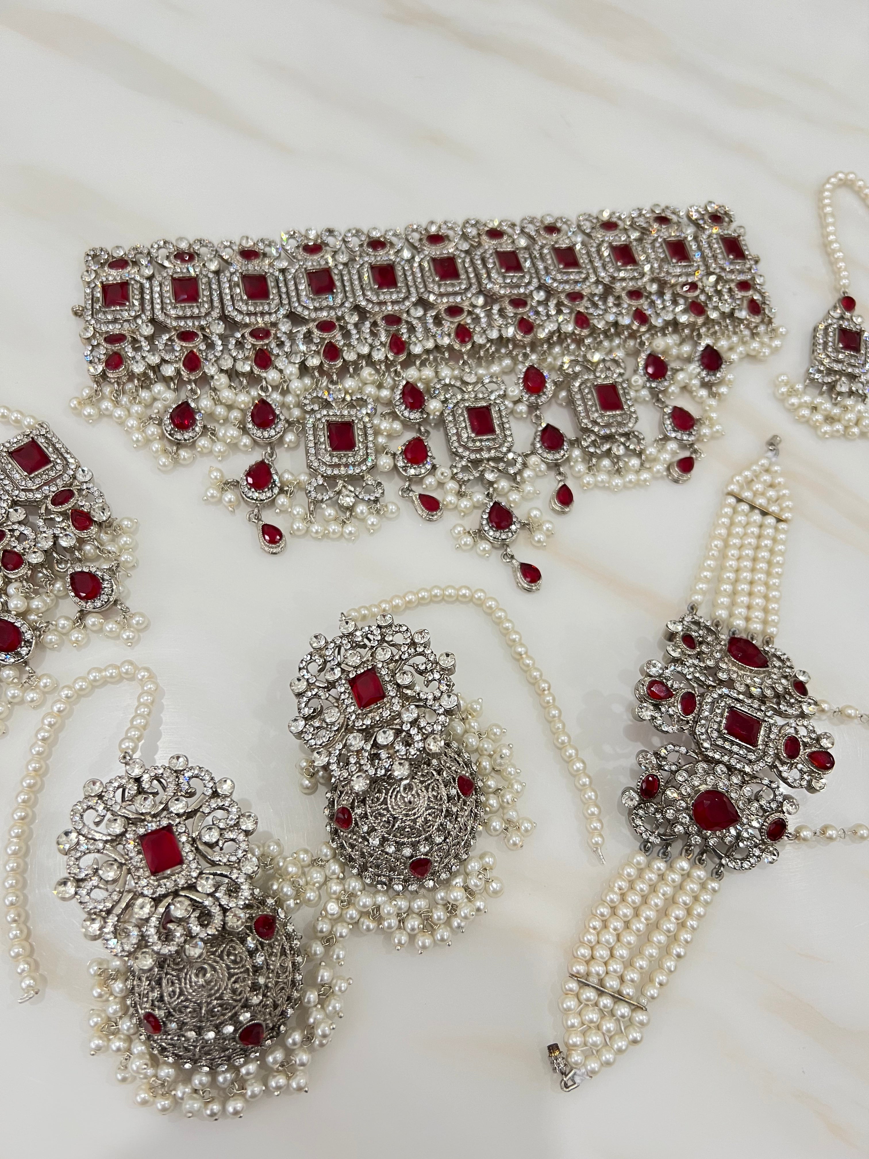 Huda Bridal Set Red