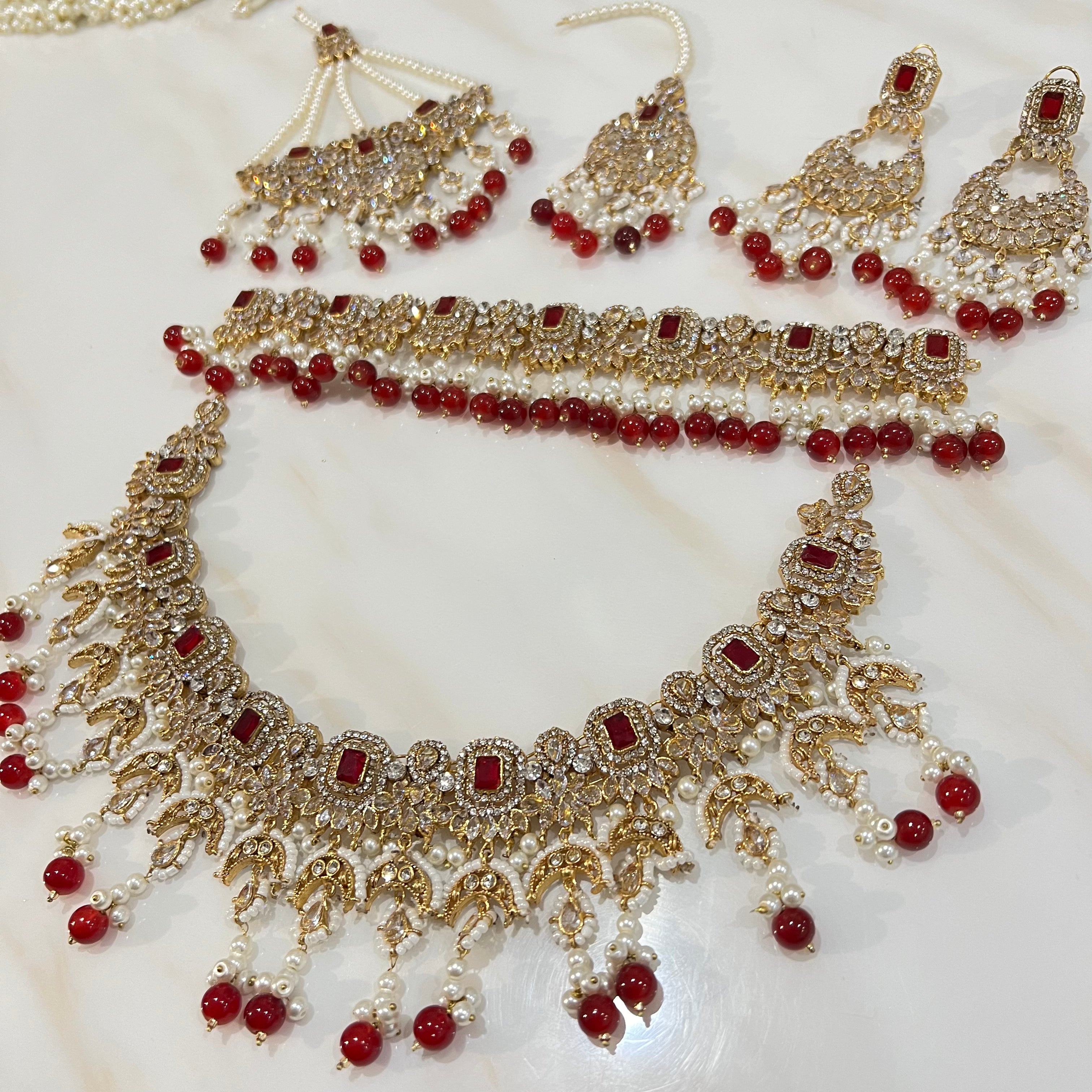 Enas Bridal Set Red