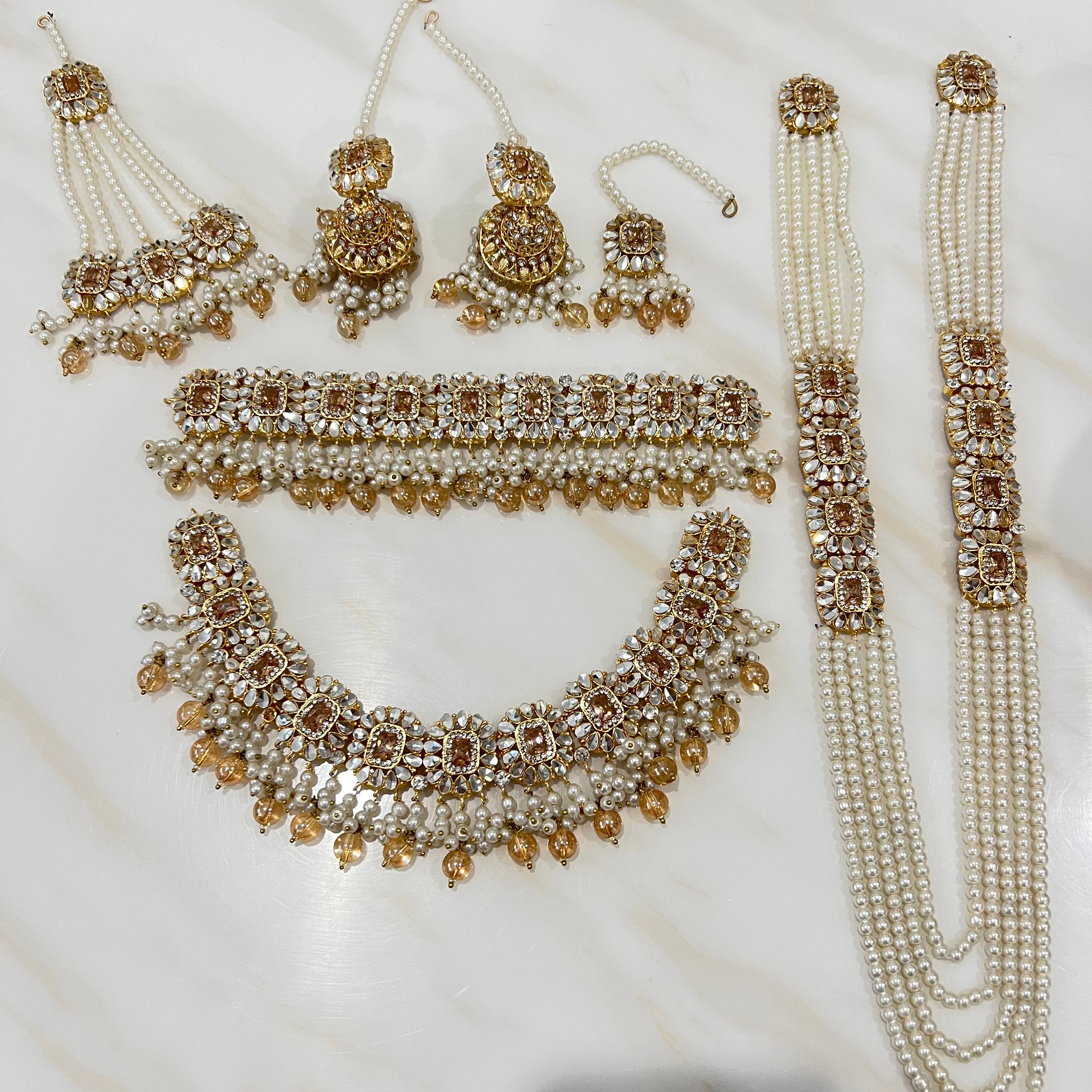 Jamila Bridal Set Bronze Gold