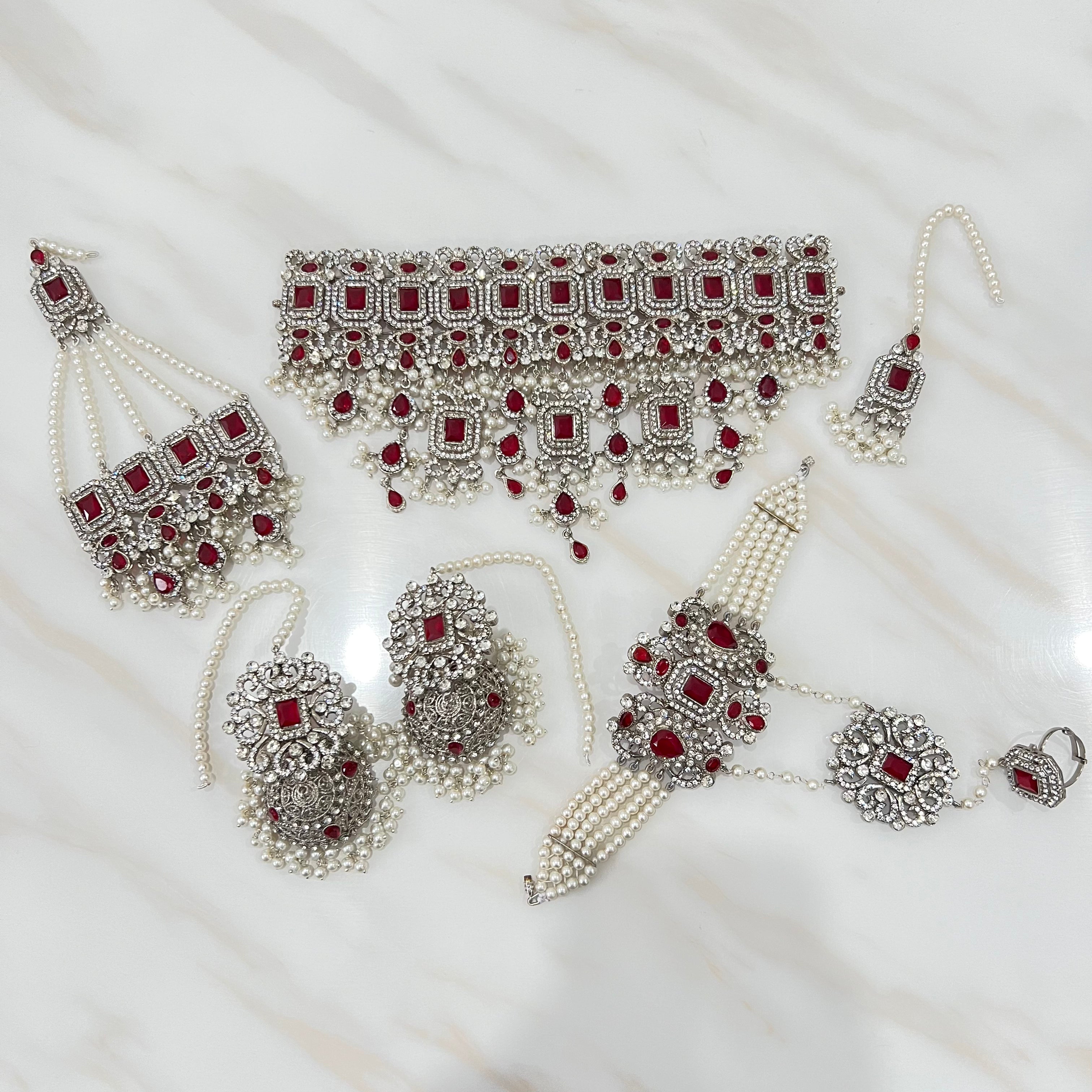 Huda Bridal Set Red