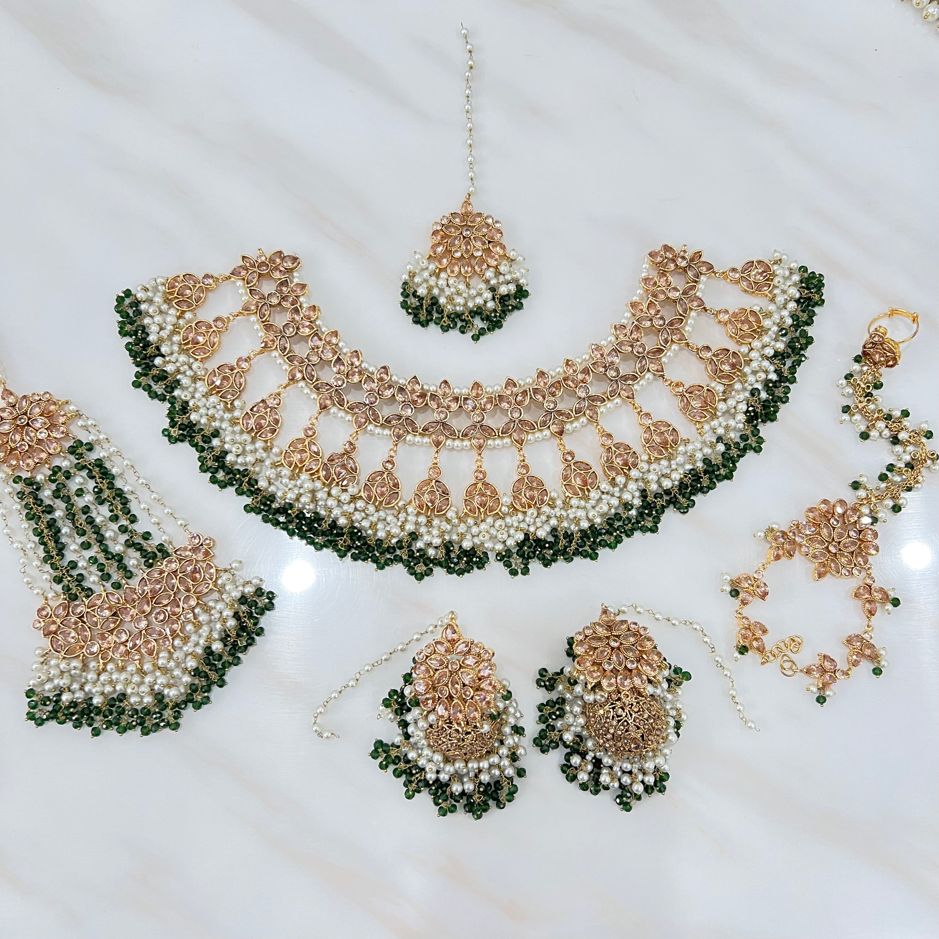 Mahir Bridal Set Green