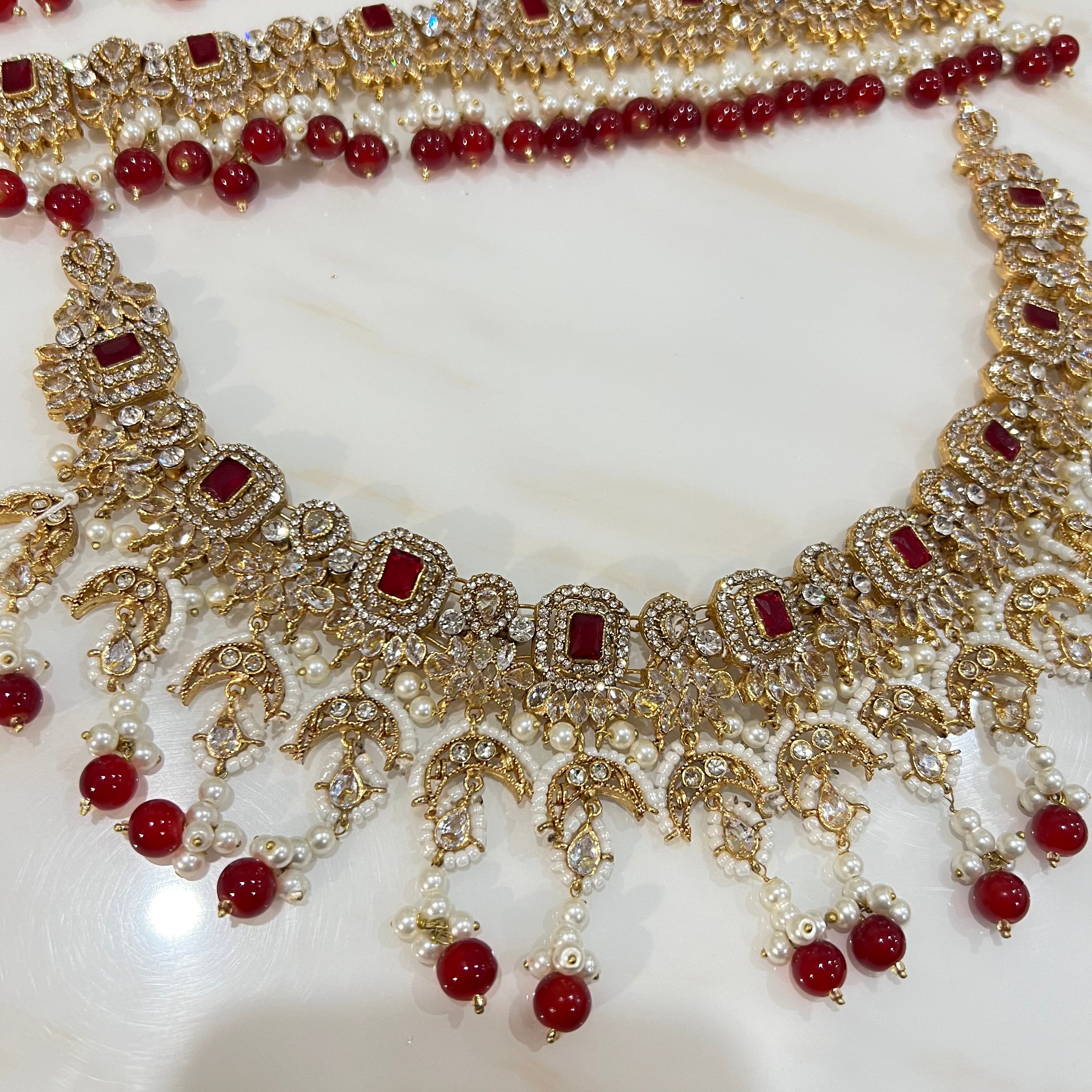 Enas Bridal Set Red