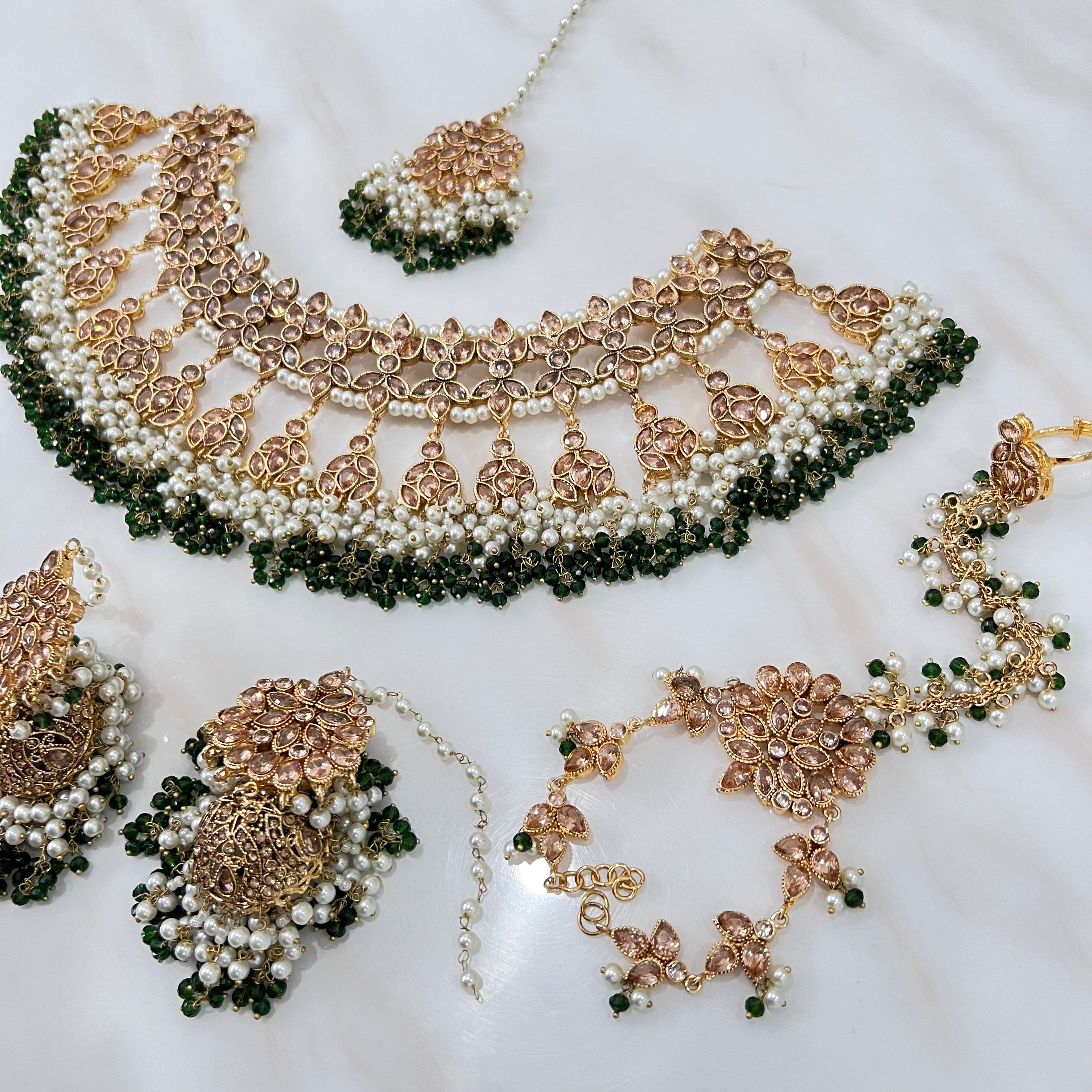 Mahir Bridal Set Green