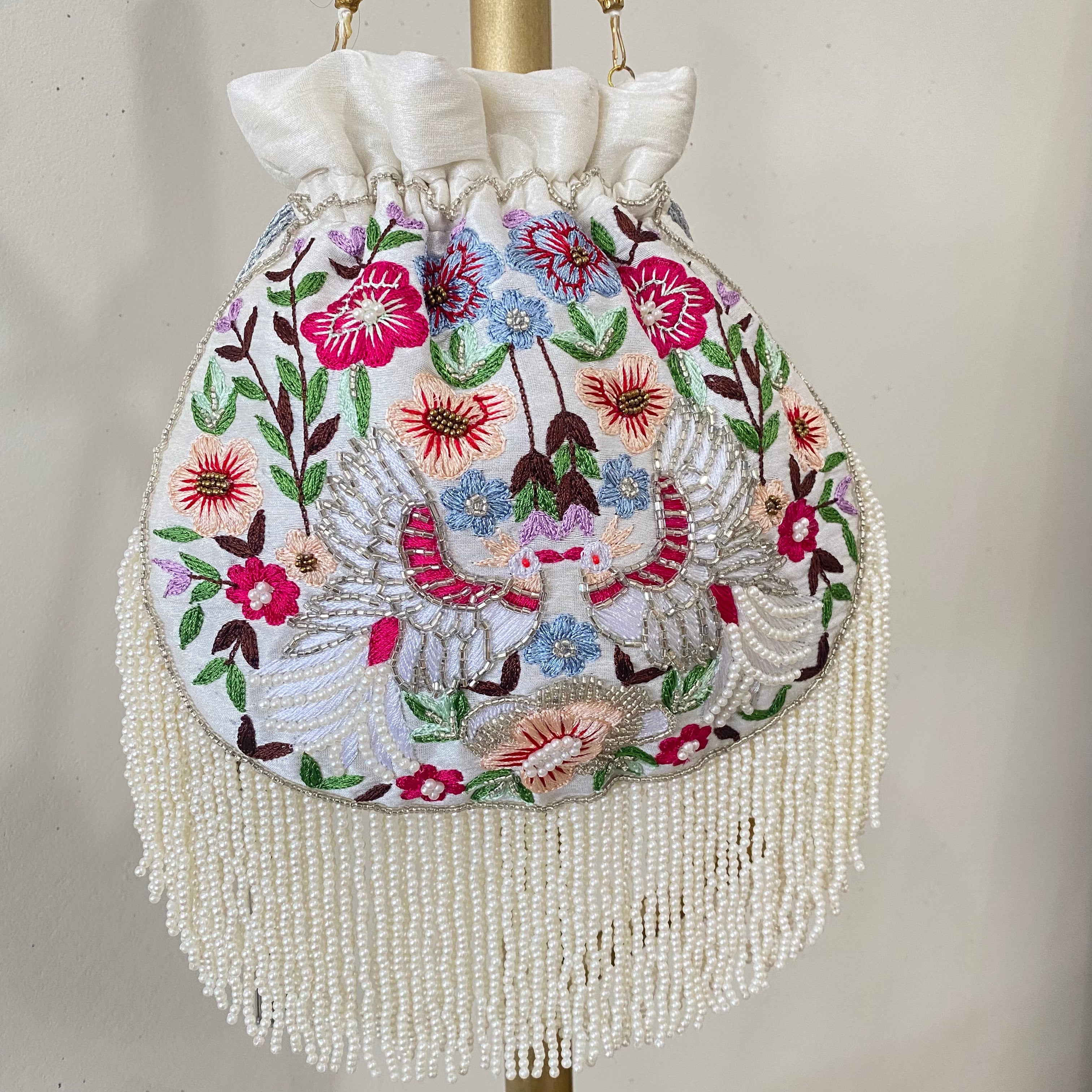 Ayzal Floral Potli Bag