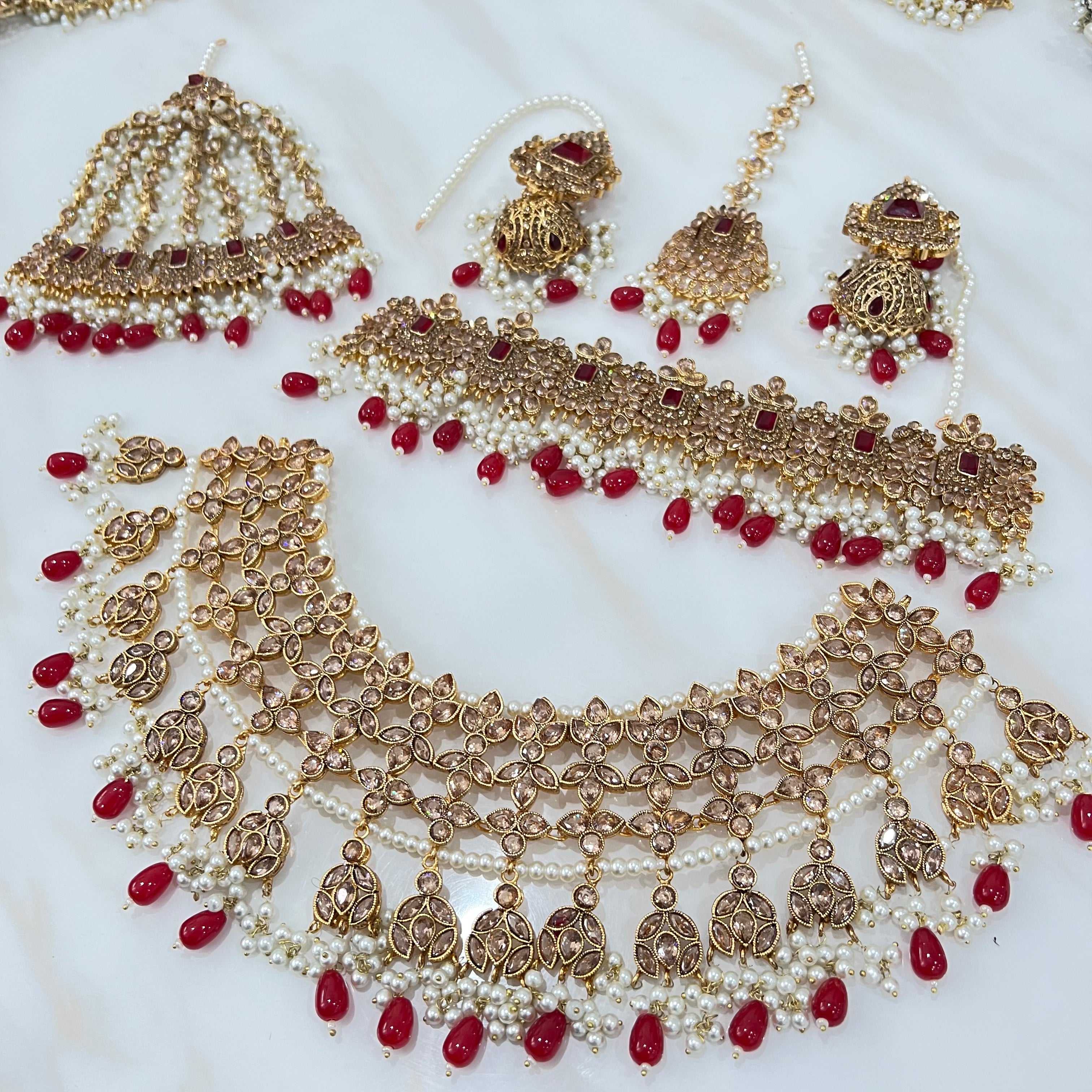 Afsana Bridal Set Red