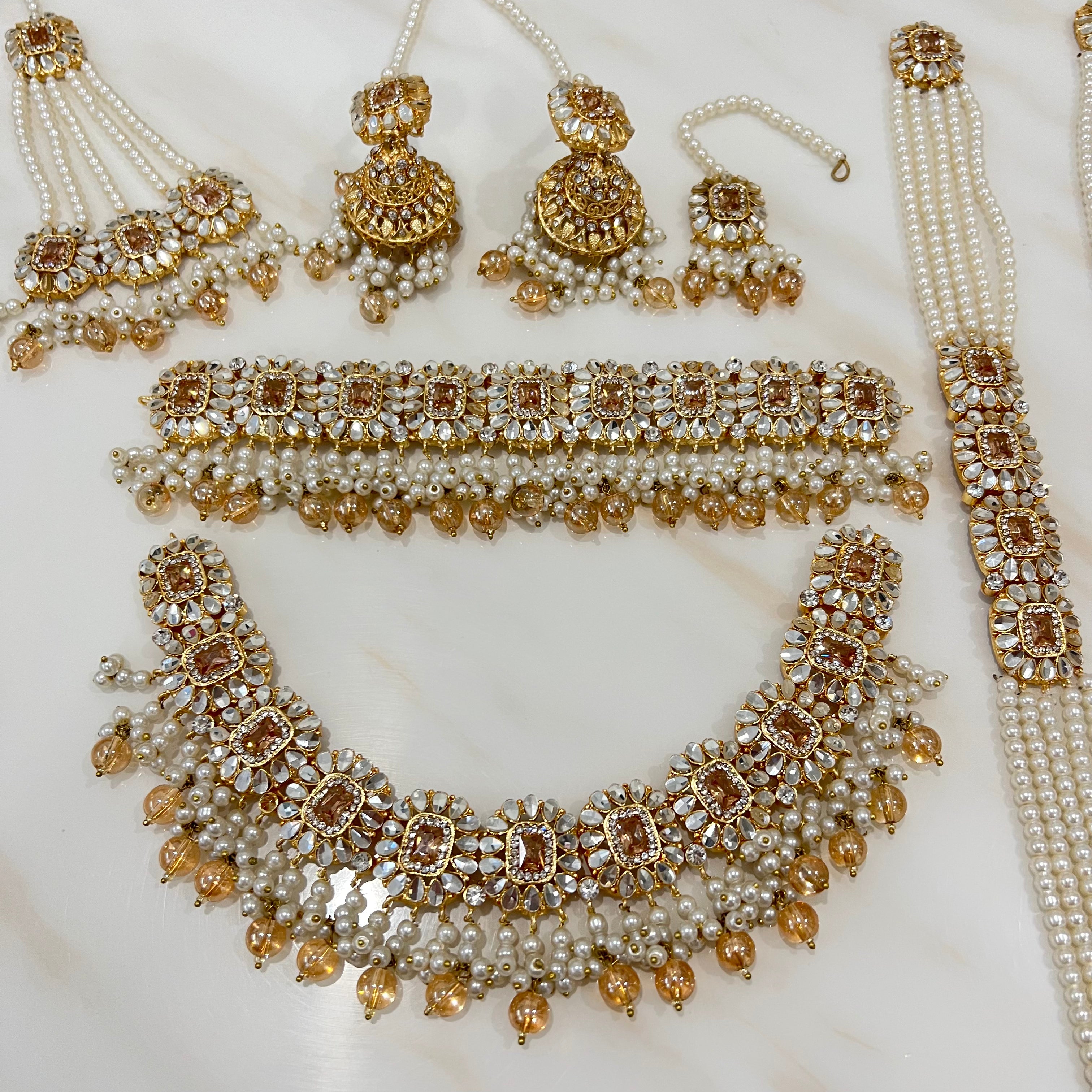 Jamila Bridal Set Bronze Gold