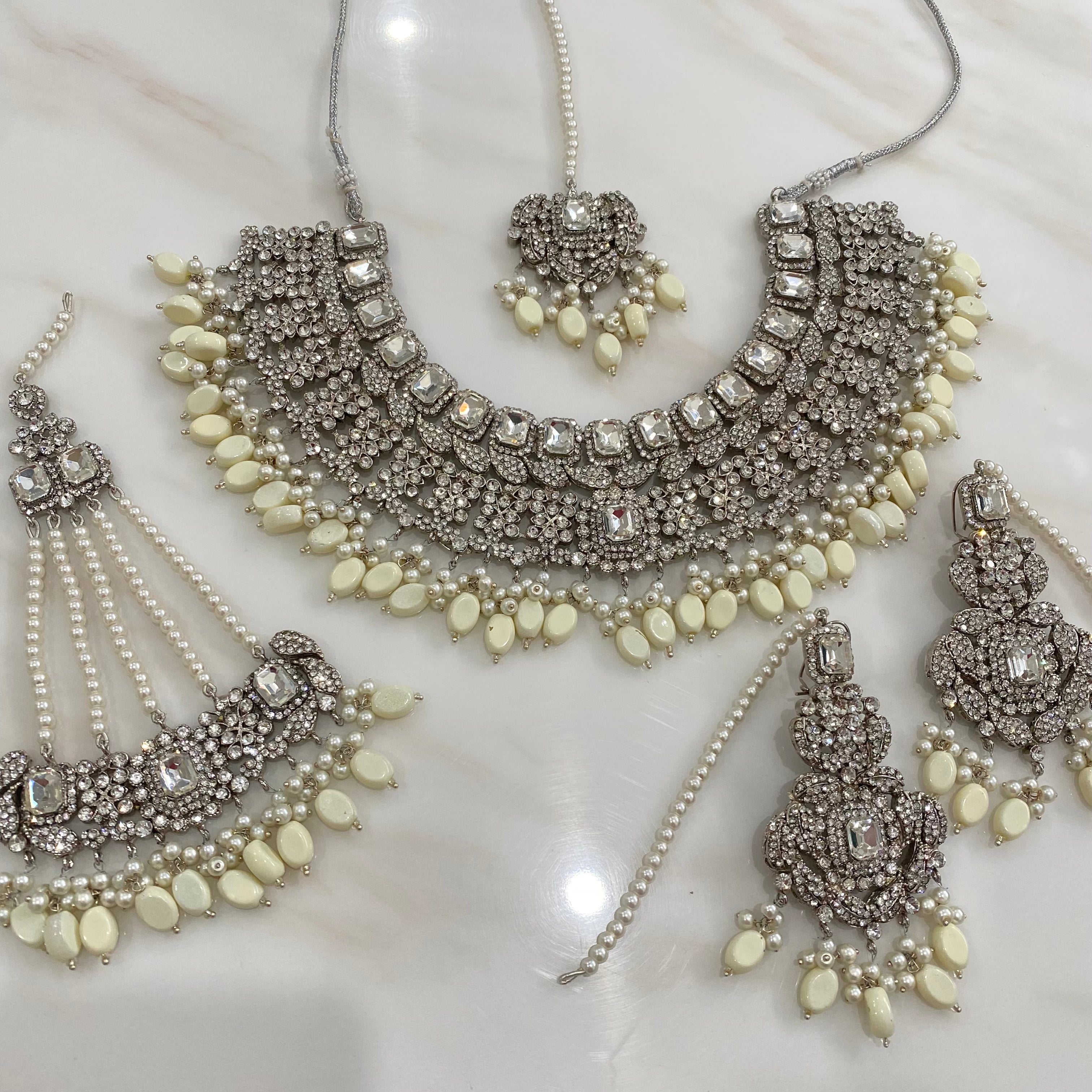 Yumna Bridal Set White