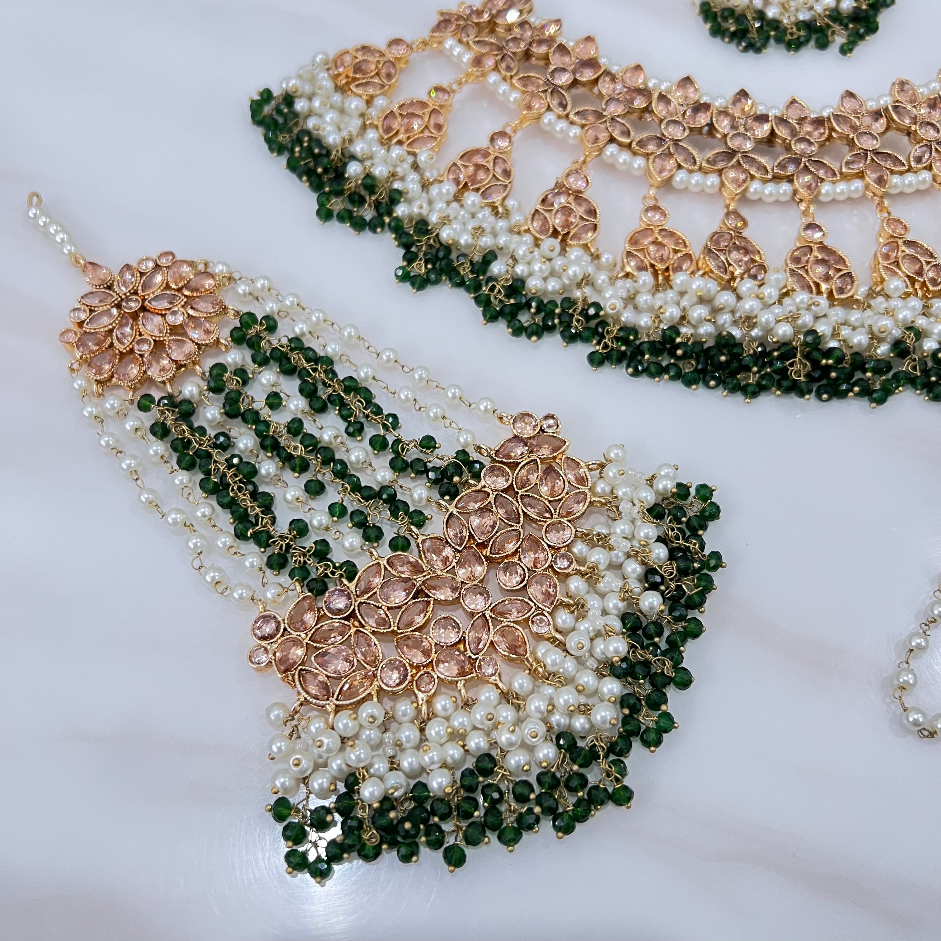 Mahir Bridal Set Green