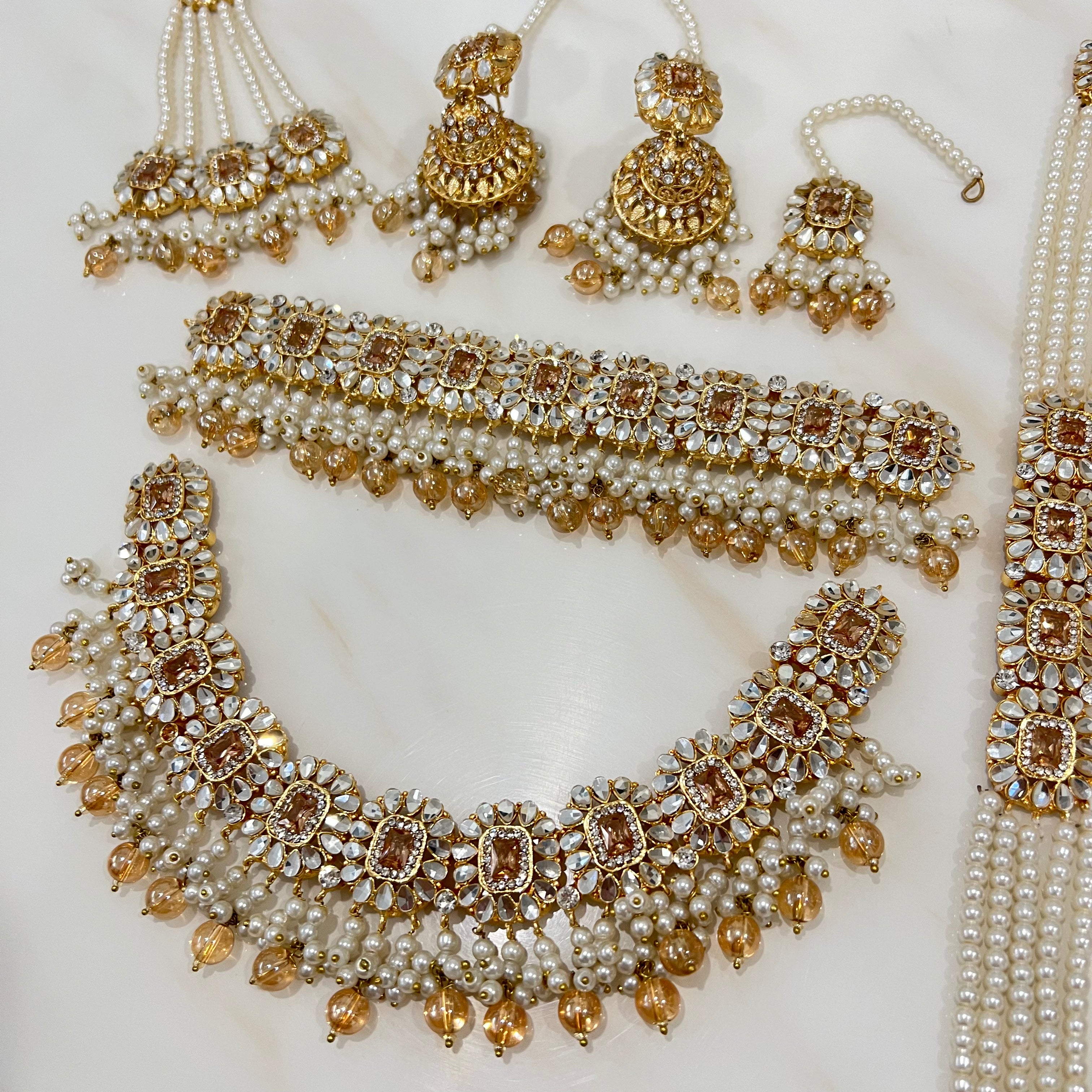 Jamila Bridal Set Bronze Gold